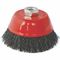 Wire Cup Brush Crimped Plain 100mmxm14 Blister